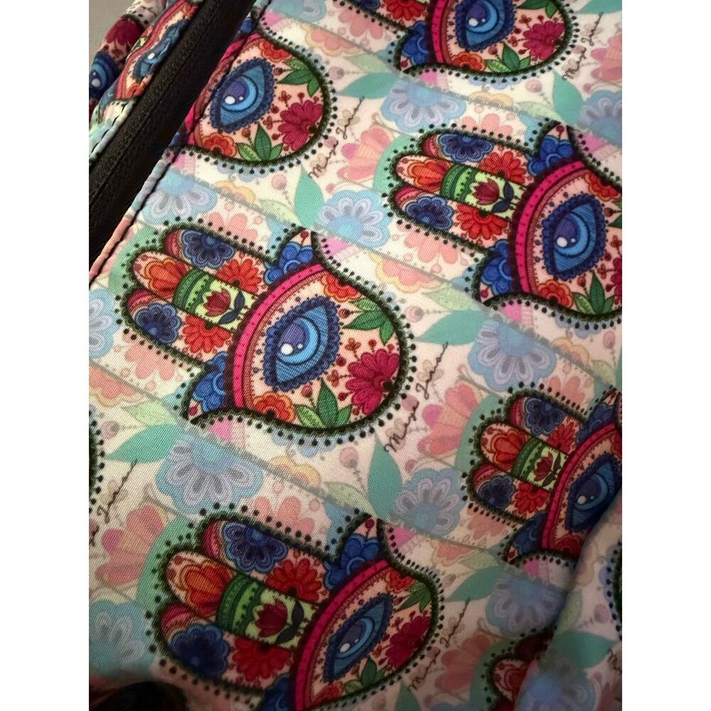 Hamsa Hand Evil Eye Belt Bag 8"x5" - Picture 3 of 4